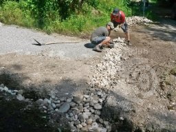 Unser neues Gelände - Aufbauarbeiten