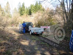 Unser neues Gelände - Aufbauarbeiten