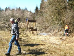 Unser neues Gelände - Aufbauarbeiten