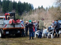 Unser neues Gelände - Aufbauarbeiten