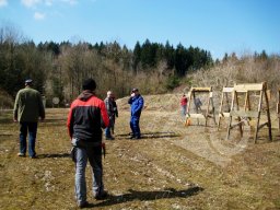 Unser neues Gelände - Aufbauarbeiten